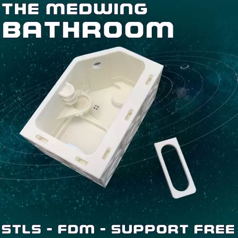 Bathroom/Restroom - GridForge Terrain by Kathy Millatt Modelling