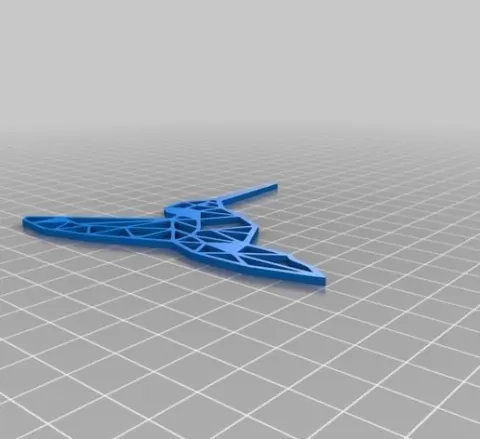 Hummingbird Wall Sculpture 2D
