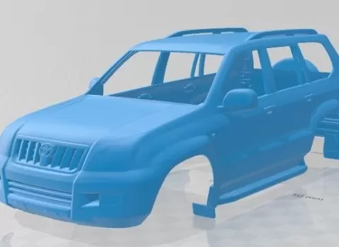 Toyota Land Cruiser Prado 120 5 Door 2009 Printable Body Car