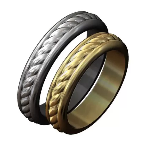 Wire braid ring 3D print model