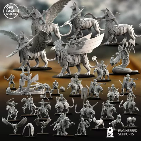 Mummified Undead - Army Bundle #3 by One Page Rules