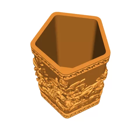polygonal Pen Case - Creative 3D