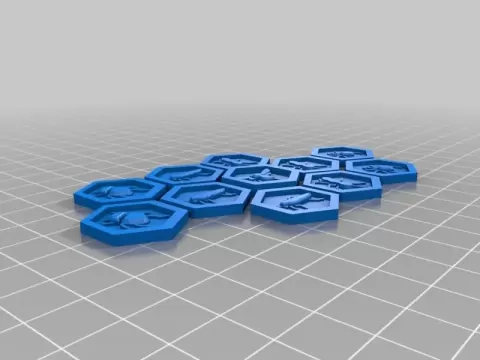 Recessed Hive tiles - 3DPProfessor