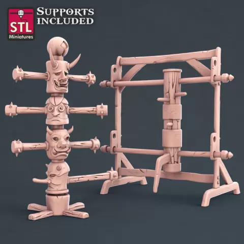 Monk Trainers by STL Miniatures