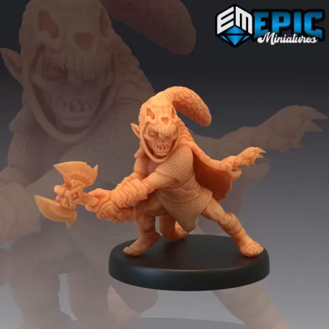 Goblin Warrior / Axe Fighter by Epic-Miniatures