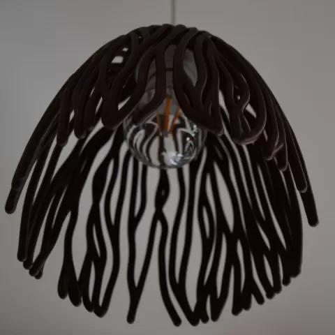 Empyreal Bloom (Pendant Light - Procedural Growth) by voidbubble