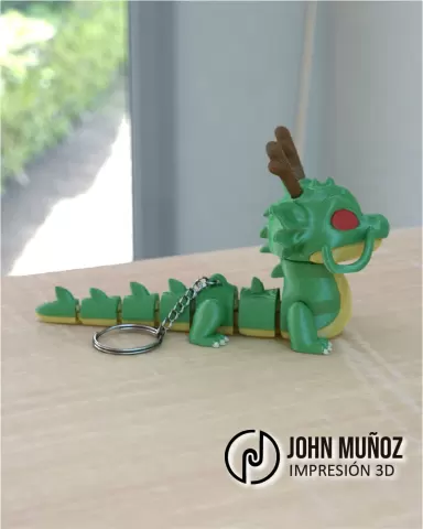 Baby Shenlong Dragon – Articulated Flexi Fidget Toy Dragons of Legends Collection
