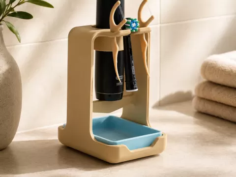Electric toothbrush holder - single