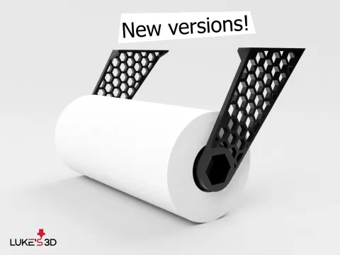 Hexagonal paper towel holder