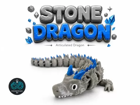 Articulated Stone Dragon - Toy