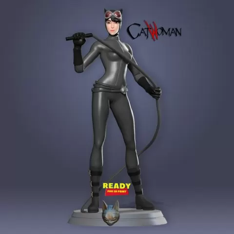 Stylized catwoman