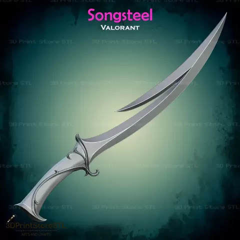 Songsteel Knife Cosplay Valorant - STL File - 3D Print Store STL
