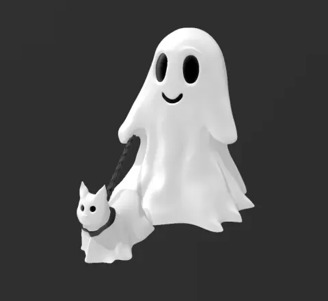 Ghost walking cat - Mr3DBeast