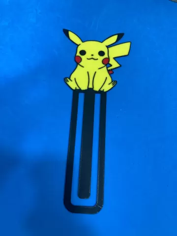 Pikachu bookmark / Marcapáginas Pikachu - Franchescor