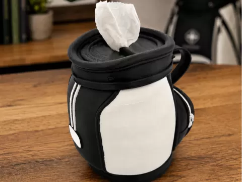 Golf Bag Tissue - Toilet Paper Dispenser