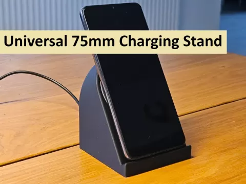 Universal 75mm Wireless Charger Desk Stand