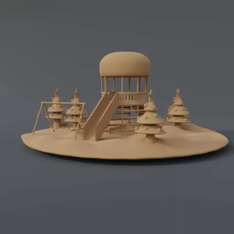 Cute mini playground - Anukalpgenesis3d