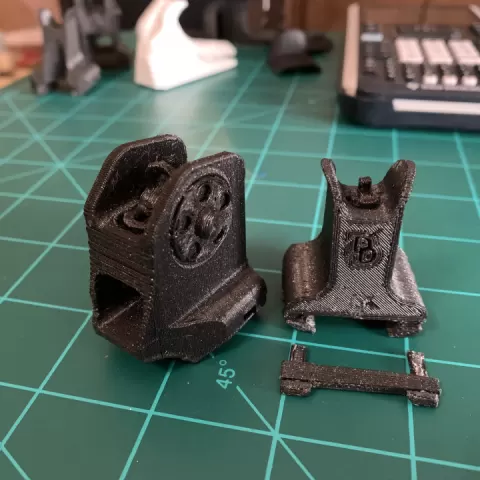 DanLARP Defense Fixed Sights by Compound 3D