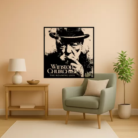 Winston Churchill Winston Churchill The Bulldog Spirit Wall Art Framed