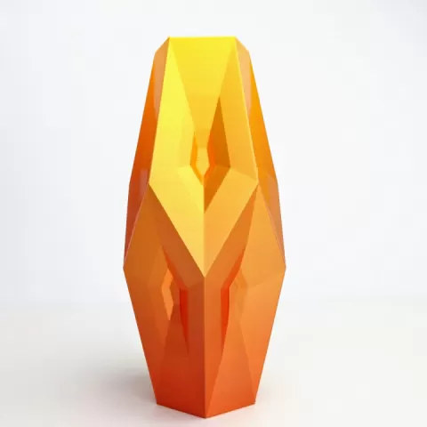 Flame Facet Vase by Clockspring