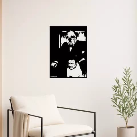 Winston Churchill Winston Churchill The Bulldog Spirit Wall Art Framed