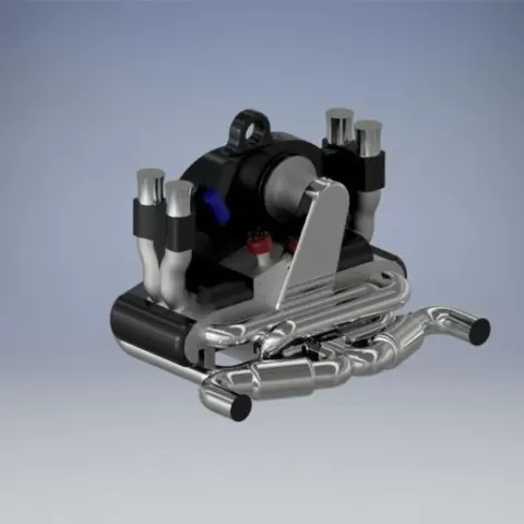 Beetle Engine Keyrings