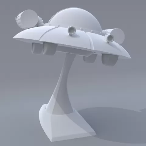 Rick and Morty Spaceship