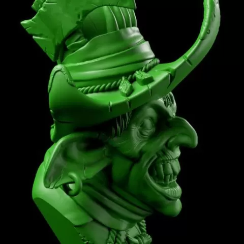 Goblin bust 3D print model