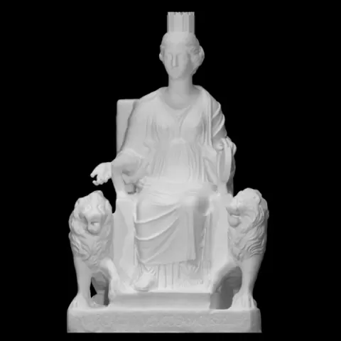 Enthroned Cybele by Scan The World