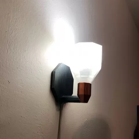 Octagonal Wall Lamp by Jason Mackey