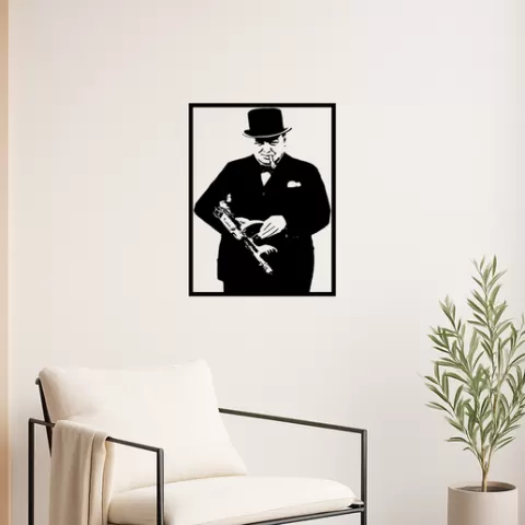 Winston Churchill Winston Churchill Churchills Cigar Wall Art Framed