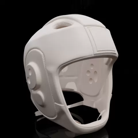Taekwondo Sparring Helmet STL | Martial Arts Headgear 3D Print Model by Ahsan