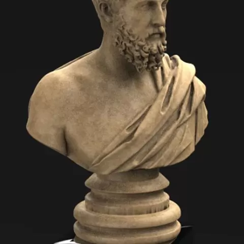 Roman Bust 3D Model