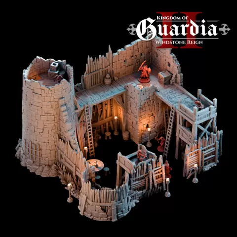 Kingdom of Guardia 2 - Crowblades Fortress and The Crow by Dalla Croce Studios