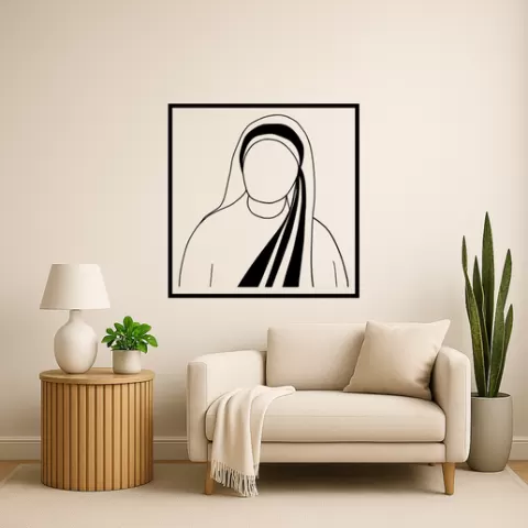 Mother Teresa Mother Teresa Missionaries Of Charity Logo Wall Art Framed
