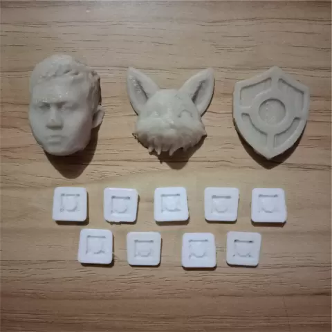 Square & Badge Button - Elyzium
