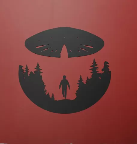 Alien Abaduction Wall Art - Ri0m0