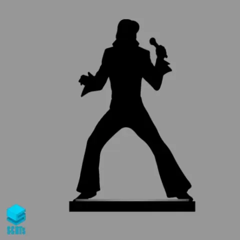 Elvis Presley game board token