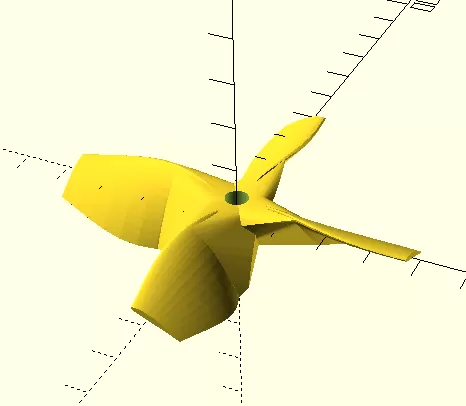Propeller 3 inches (4 blades)