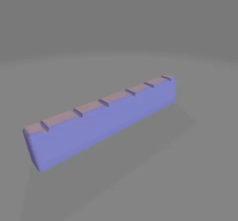6-point guitar nut