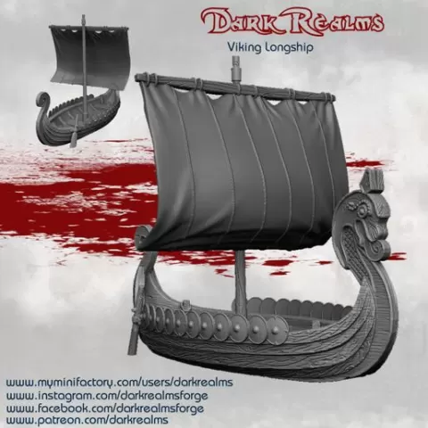 Medieval Scenery - Viking Longship