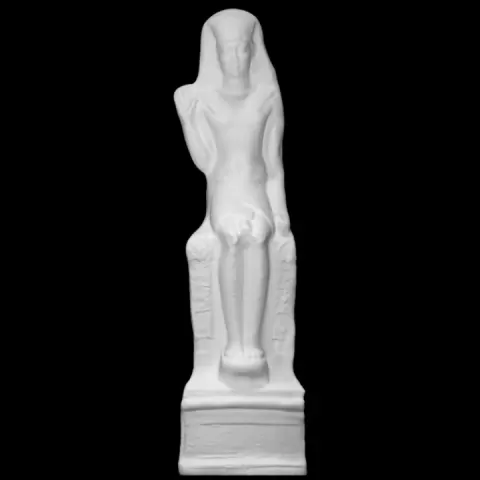 Terracotta Statuette of an enthroned Pharaoh by Christian Levett and The Mougins Museum