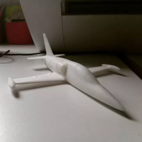 Aero L-39 Albatros aircraft scale model easy to print by Luis Fernando Corado Granadillo