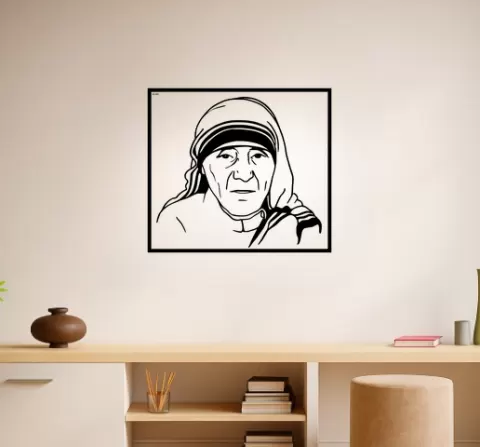 Mother Teresa Mother Teresa Missionaries Of Charity Logo Wall Art Framed