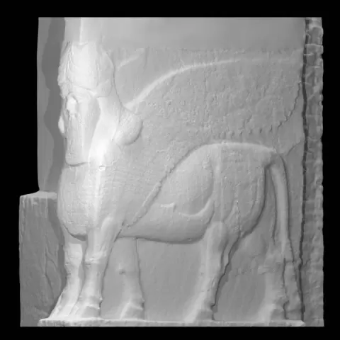Nimrud Lamassu at the North West Palace of Ashurnasirpal by Mesh Heritage