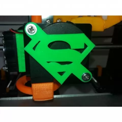 Fan cover Superman Pusa I3 Anet A8 by Jimmy T