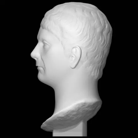 Roman portrait bust of a man by Christian Levett and The Mougins Museum