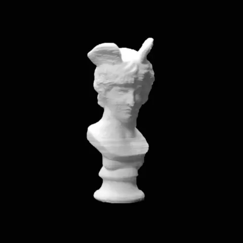 Portrait of Antinous at The State Hermitage Museum, St Petersburg by Scan The World