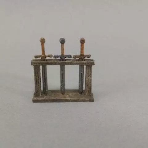 28mm Sword Rack with Removable Swords