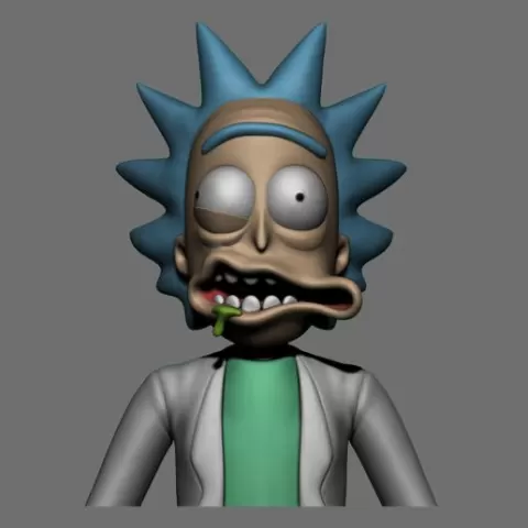 Rick Sanchez burping